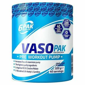 Vaso PAK - 6PAK Nutrition 320 g Cola Lime obraz
