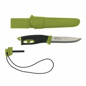Nůž Companion Spark (S) Morakniv® – Stříbrná čepel – Satin, Zelená (Barva: Zelená, Varianta: Stříbrná čepel – Satin) obraz