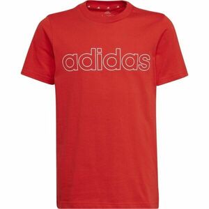 adidas LINEAR TEE Chlapecké tričko, červená, velikost obraz