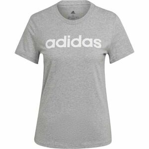 adidas LINEAR TEE Dámské tričko, šedá, velikost obraz
