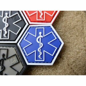 Nášivka Paramedic Hexagon JTG® – Modrá (Barva: Modrá) obraz