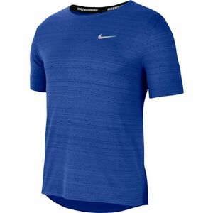 Nike DRI-FIT MILER Pánské běžecké tričko, modrá, velikost obraz