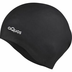 AQUOS CUSK Juniorská plavecká čepice, černá, veľkosť UNI obraz