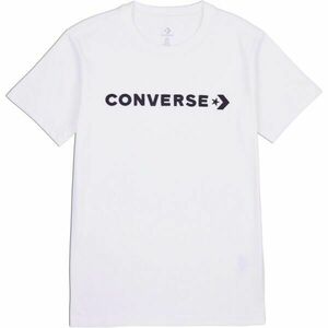 Converse CF STRIP WORDMARK SS TEE Dámské tričko, bílá, veľkosť XS obraz