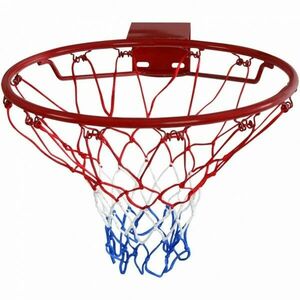 Kensis 68612 68612 - Basketbalový koš se síťkou, červená, velikost obraz