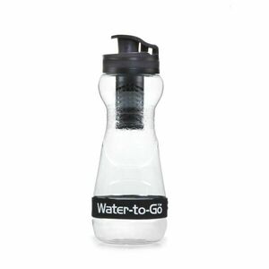 Lahev s filtrem Water-to-Go™ GO! 50 cl - černá (Barva: Černá) obraz