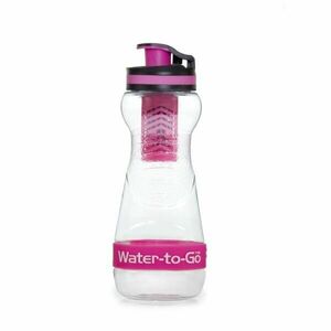 Lahev s filtrem Water-to-Go™ GO! 50 cl - růžová (Barva: Růžová) obraz
