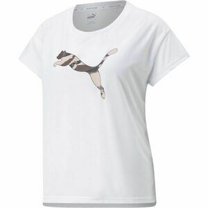 Puma MODERN SPORTS TEE Dámské triko, bílá, velikost obraz