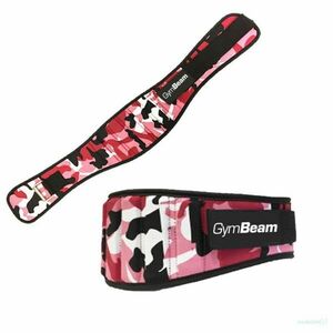 Dámský fitness opasek Pink Camo S - GymBeam obraz