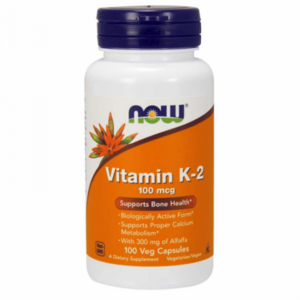 Vitamín K-2 100 mcg 100 kaps. - NOW Foods obraz