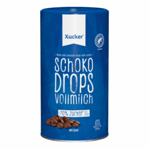 Whole milk Chocolate Drops 200 g - Xucker obraz