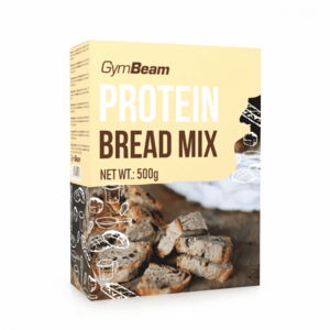 Proteinový chléb Protein Bread Mix 5 x 500 g přírodní - GymBeam obraz