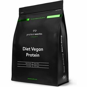 Diet Vegan protein 1000 g vanilkový krém - The Protein Works obraz