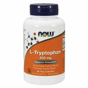 L-Tryptofan 500 mg 60 kaps. - NOW Foods obraz