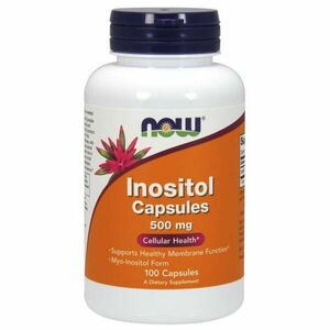 Inositol 500 mg 100 kaps. - NOW Foods obraz