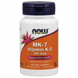 MK-7 Vitamín K-2 100 mcg 60 kaps. - NOW Foods obraz