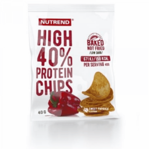 High Protein Chips 6 x 40 g šťavnatý steak - Nutrend obraz