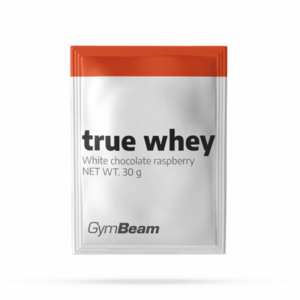 Vzorek True Whey 25 g bílá čokoláda - GymBeam obraz