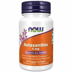 Astaxanthin 4 mg 60 kaps. - NOW Foods obraz