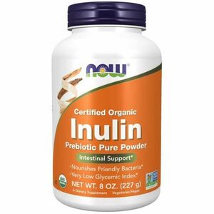 BIO Inulin prebiotická vláknina 227 g - NOW Foods obraz