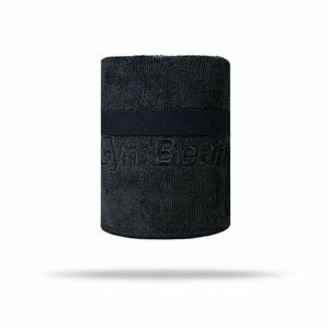 Sportovní ručník z mikrovlákna Large Black - GymBeam obraz