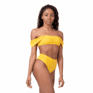 Miami Retro Bikini vrchní díl yellow S - NEBBIA obraz