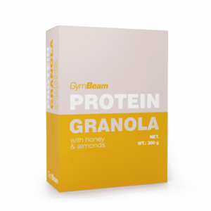 Proteinová granola s medem a mandlemi 5 x 300 g - GymBeam obraz