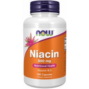 Niacin 500 mg 100 kaps. - NOW Foods obraz