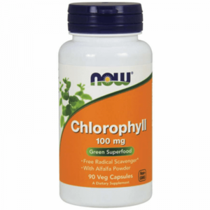Chlorofyl 100 mg 90 kaps. - NOW Foods obraz