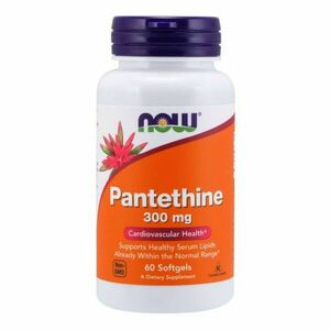 Panthetin 300 mg 60 kaps. - NOW Foods obraz