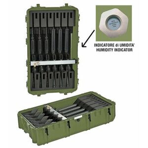 Odolný vodotěsný kufr na 12 pušek 10840 Explorer Cases® / s pěnou – Zelená (Barva: Zelená) obraz