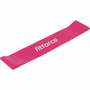 Fitforce EXELOOP MEDIUM Posilovací guma, růžová, velikost obraz