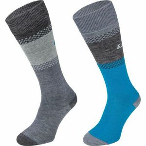 Eisbär SKI COMFORT 2 PACK Dámské zateplené ponožky, šedá, velikost obraz