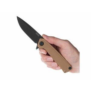 Zavírací nůž ANV® Z100 G10 Liner Lock – Coyote, černá čepel DLC (Barva: Coyote, Varianta: Černá čepel - DLC) obraz