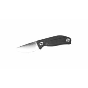 Nůž s pevnou čepelí CVX-80 Real Steel® – Stříbrná čepel – Satin, Černá (Barva: Černá, Varianta: Stříbrná čepel – Satin) obraz