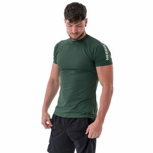Pánské sportovní triko Nebbia „Essentials“ 326 Dark Green XXL obraz