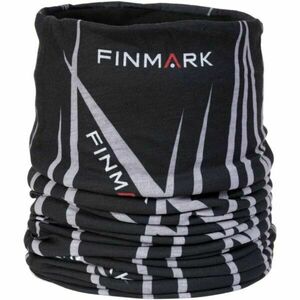 Finmark FSW-210 Multifunkční šátek s fleecem, černá, velikost obraz