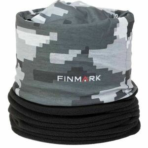 Finmark FSW-227 Multifunkční šátek s fleecem, šedá, velikost obraz