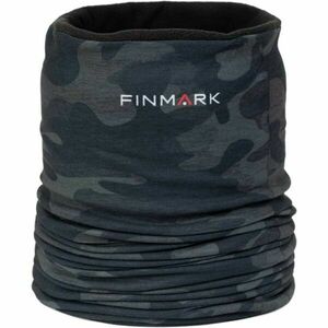 Finmark FSW-248 Dívčí multifunkční šátek s fleecem, tmavě šedá, velikost obraz