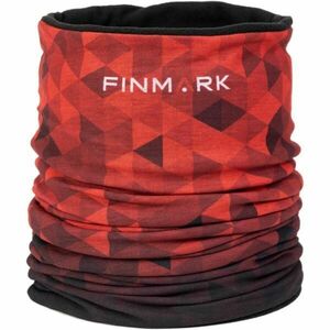 Finmark FSW-211 Multifunkční šátek s fleecem, červená, velikost obraz