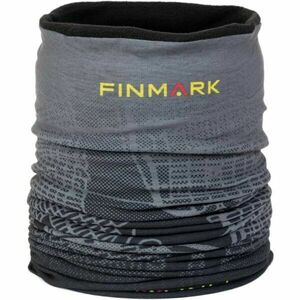 Finmark FSW-250 Dětský Multifunkční šátek s fleecem, tmavě šedá, velikost obraz
