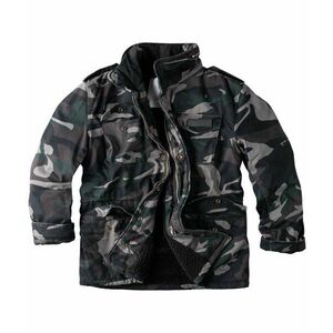 Bunda SURPLUS® Paratrooper Winter – Black Camo (Barva: Black Camo , Velikost: XL) obraz
