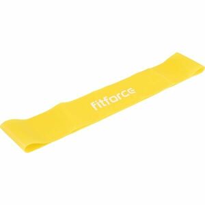 Fitforce EXELOOP SOFT Posilovací guma, žlutá, velikost obraz