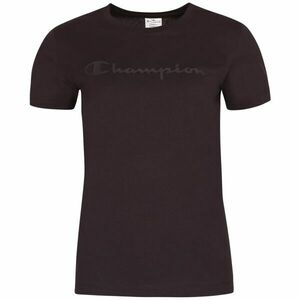Champion CREWNECK T-SHIRT Dámské tričko, černá, velikost obraz