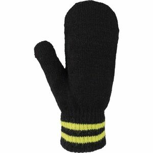 Lewro NDIDI Dětské pletené rukavice, černá, velikost obraz