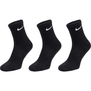 Nike EVERY DAY CUSH CREW 3PR Ponožky, černá, veľkosť L obraz