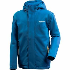 Klimatex FISTANA Dětská outdoorová bunda s kapucí, modrá, velikost obraz