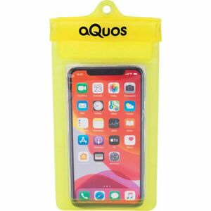 AQUOS PHONE DRY BAG Vodotěsné pouzdro na mobil, žlutá, veľkosť UNI obraz