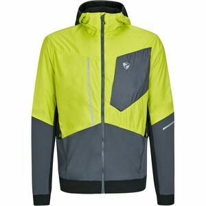 Ziener NIKOLO Pánská funkční bunda na běžky a skialpy, reflexní neon, velikost obraz