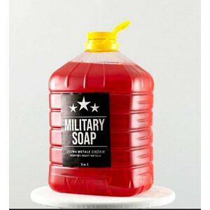 Speciální tekuté mýdlo na ruce, tělo a vlasy Military Soap® – 4 l, Červená (Barva: Červená, Varianta: 4 l) obraz